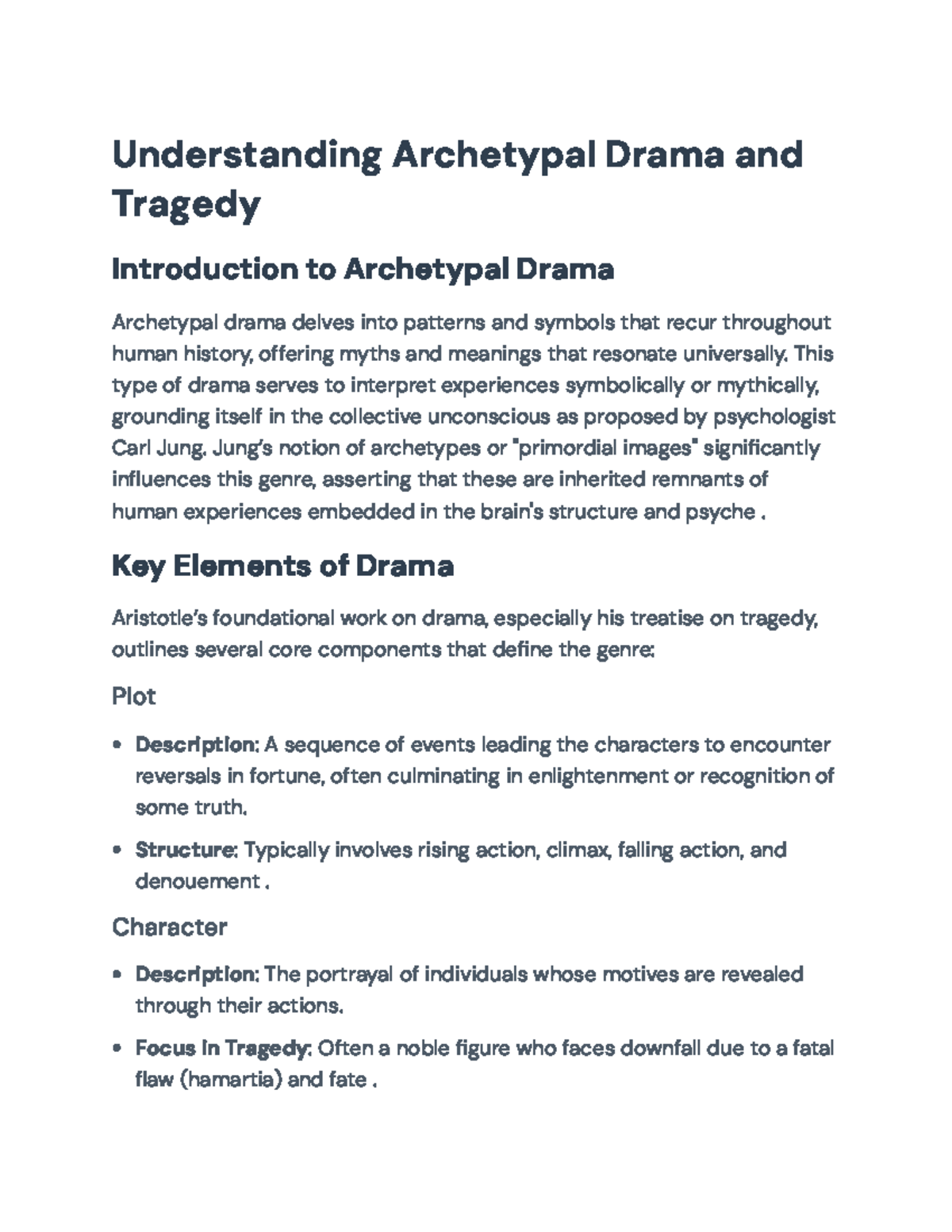 Understanding Archetypal Drama and Tragedy: Key Elements and Impact ...