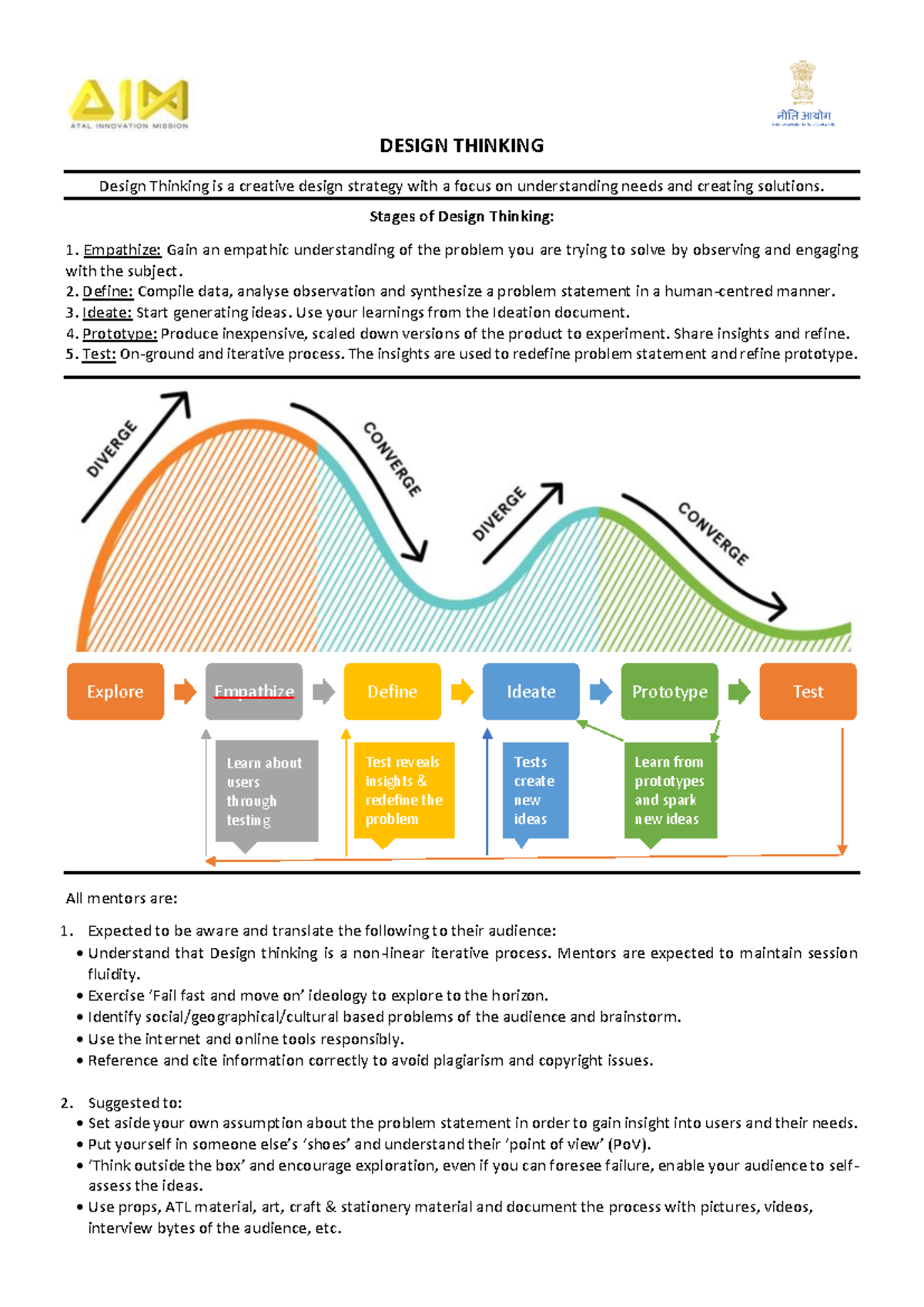 Dt - good - DESIGN THINKING Design Thinking is a creative design ...