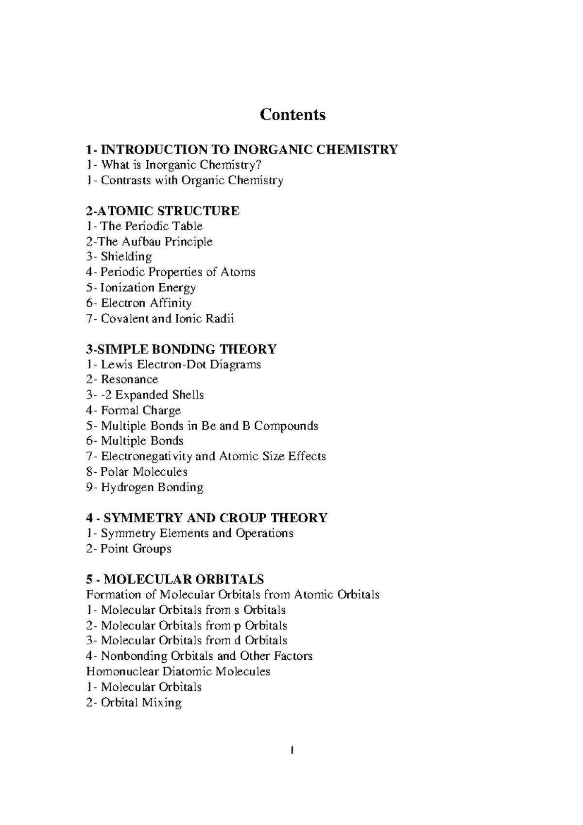 Inorganic Chemistry Lecture Notes: A Comprehensive Overview - Studocu