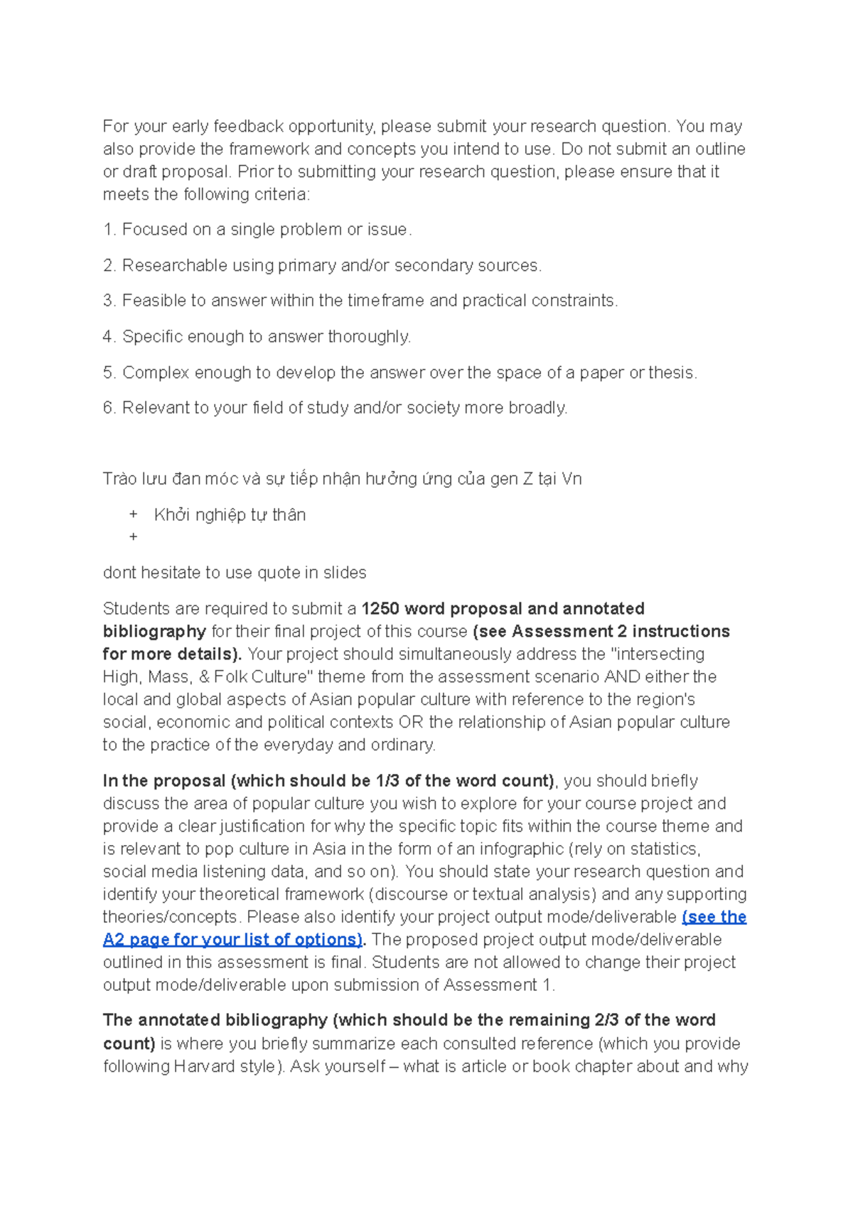Asn 1 - EAPC - Research Proposal & Annotated Bibliography Guidelines ...