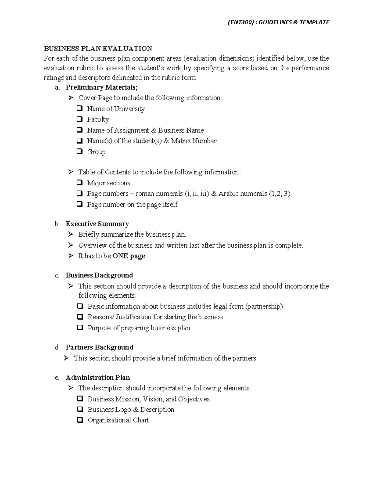 Final Business Plan for HealthStep Enterprise (ENT 300) - Studocu