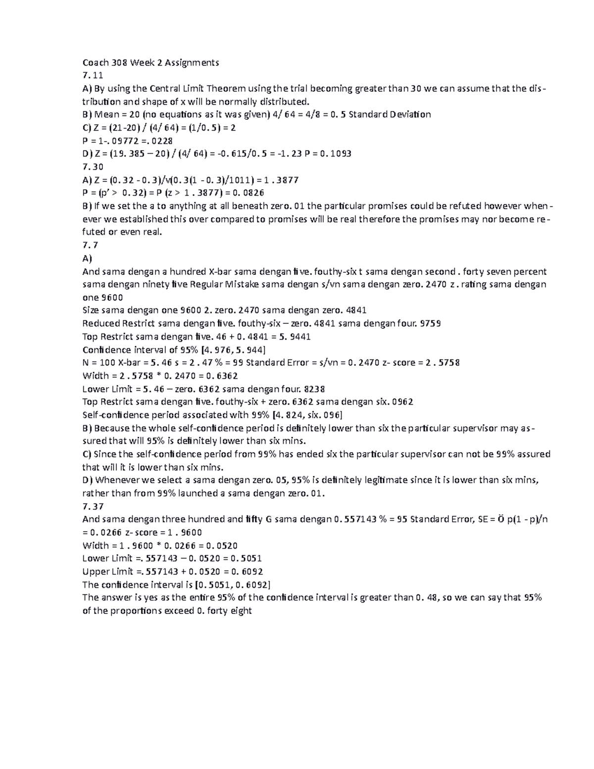 BUS308 Week 1 Learning Activity: Descriptive Stats Analysis - Studocu