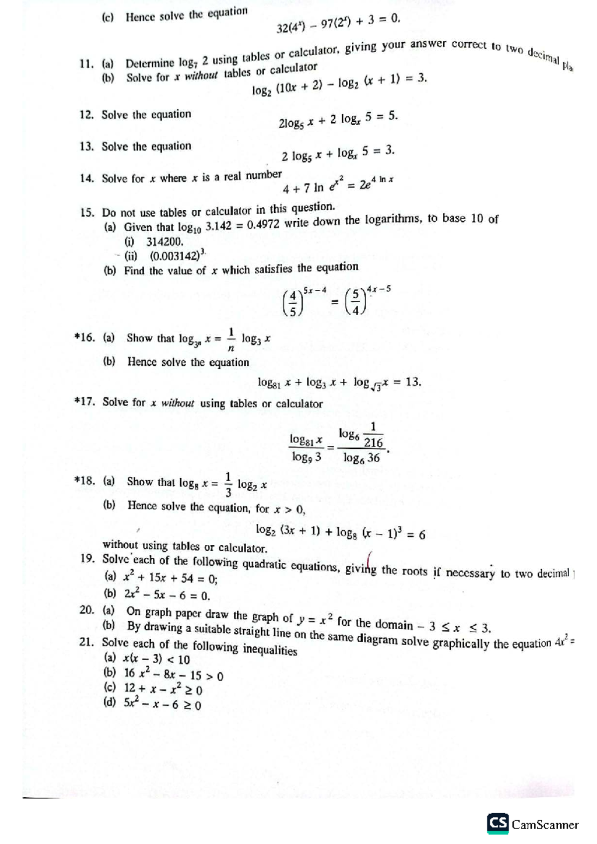 Math for Science Revision Questions 2026: Comprehensive Guide - Studocu