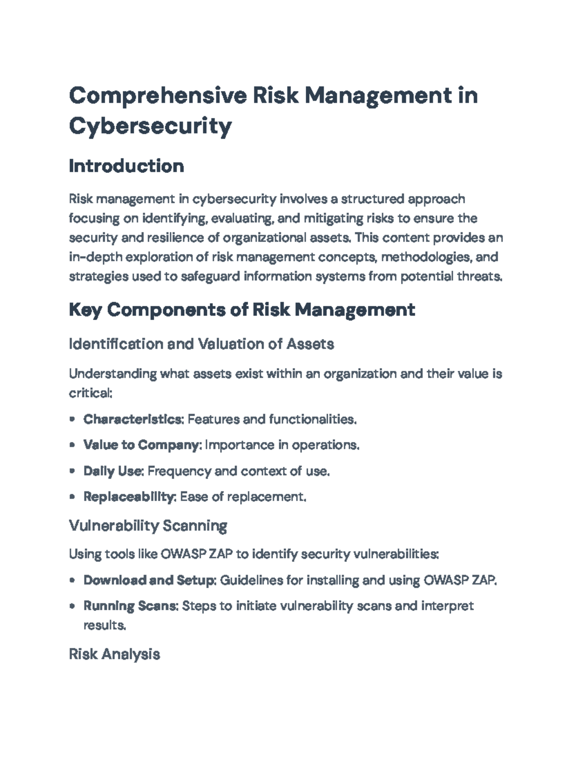 Cybersecurity Risk Management: Strategies and Frameworks Overview ...