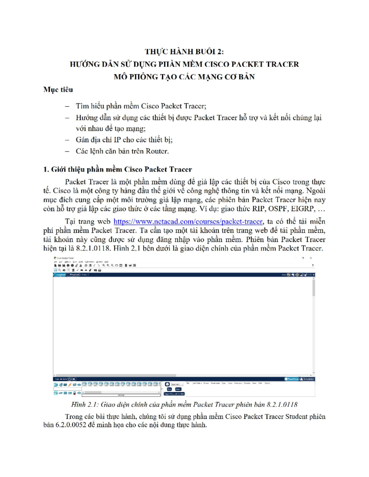 Thuc Hanh 2 - khóa 22 - THUC HANH BUOI 2: HU'ONG DAN SÜ DUNG PHAN MEM ...