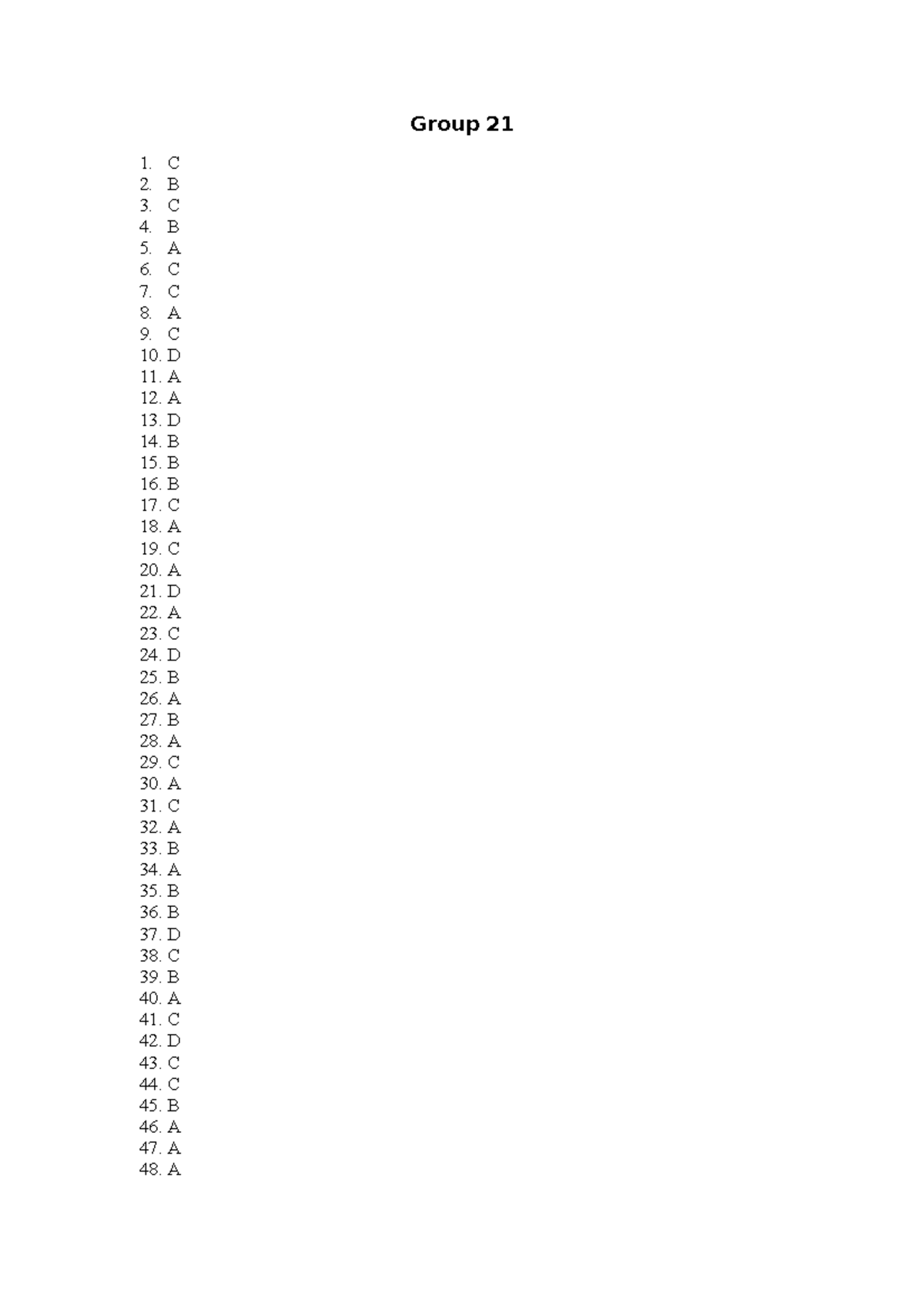 Group 21 - Exercise 3 Answers and Key - Studocu