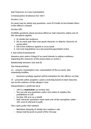Evidence Law (2023) - Lecture 2-3-4-5: Burden of Proof Analysis - Studocu