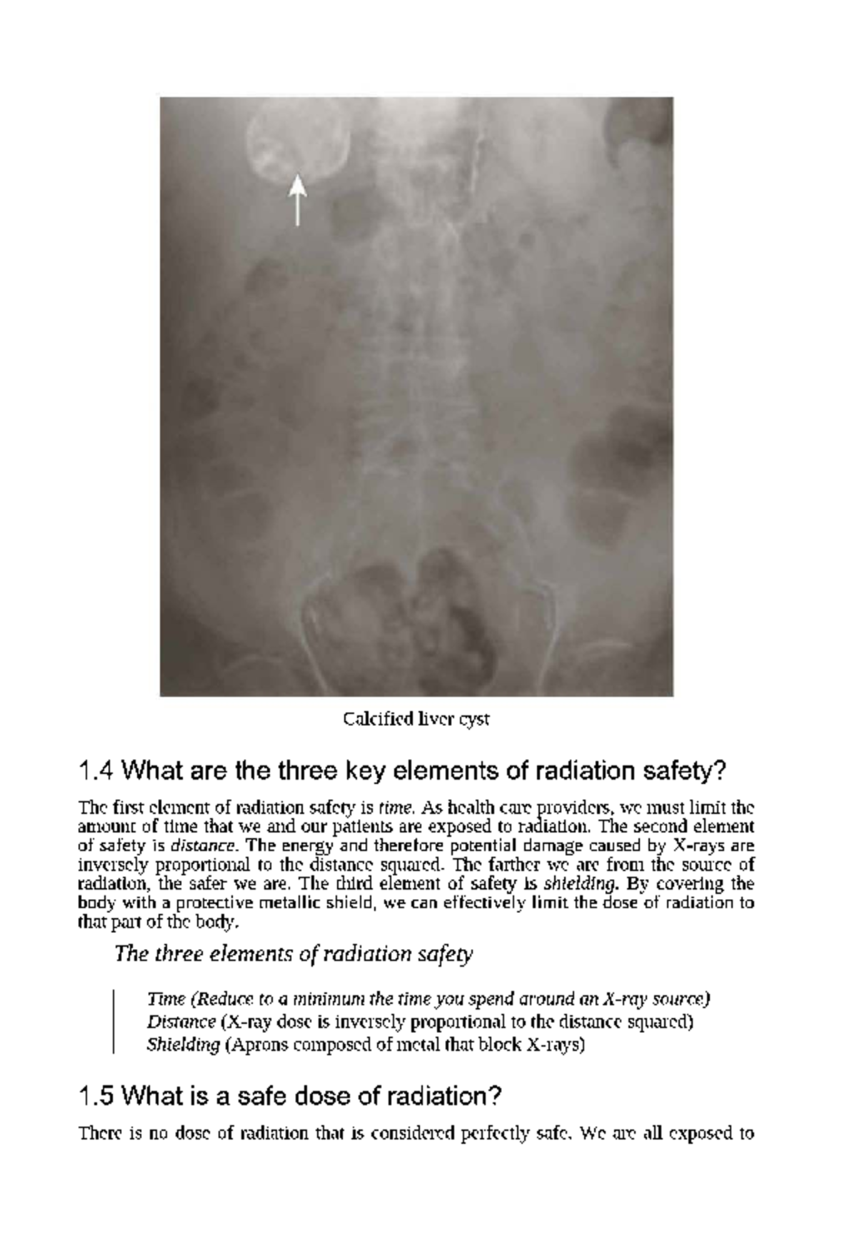 Radiation Safety Principles: Time, Distance, and Shielding - Page 19 ...