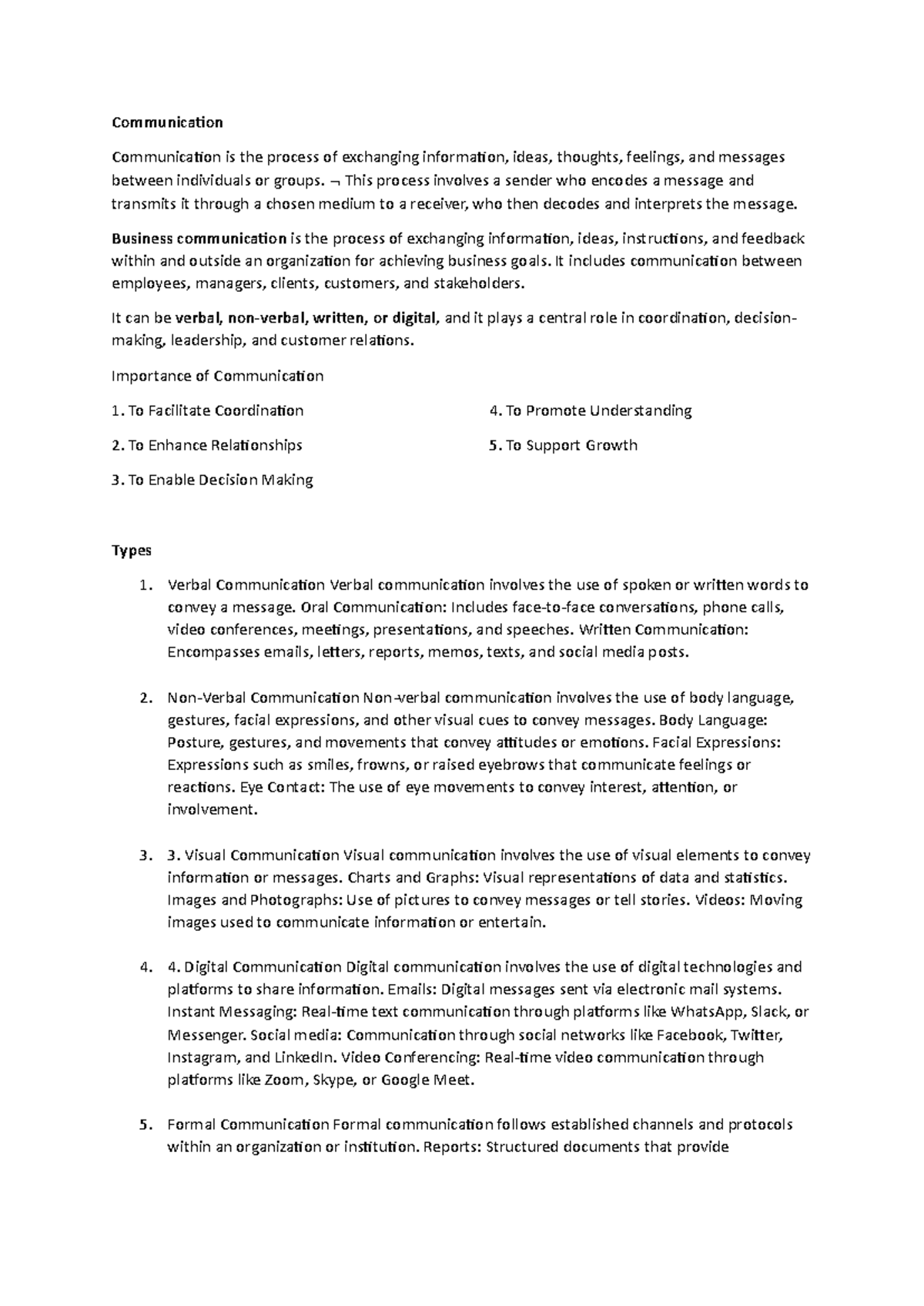 Business Communication Overview: Key Concepts & Strategies (Course Code ...