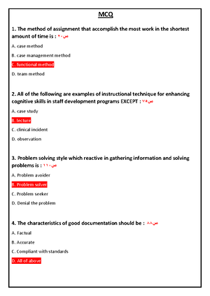 Symptomatology - questions - General Symptomatology A symptom is ...