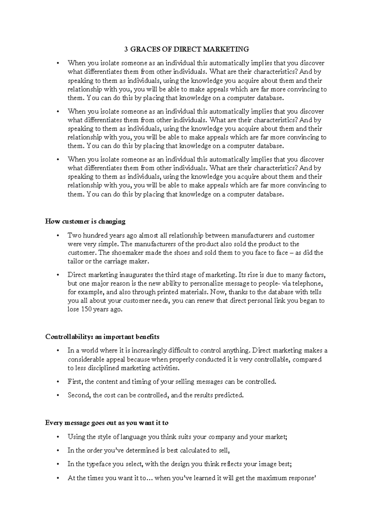 Direct Marketing Insights: Strategies for Customer Retention and ...
