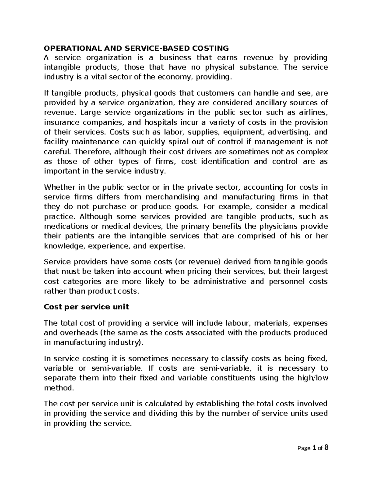 321 UNIT TWO Operational and Service (1) (2) - OPERATIONAL AND SERVICE ...