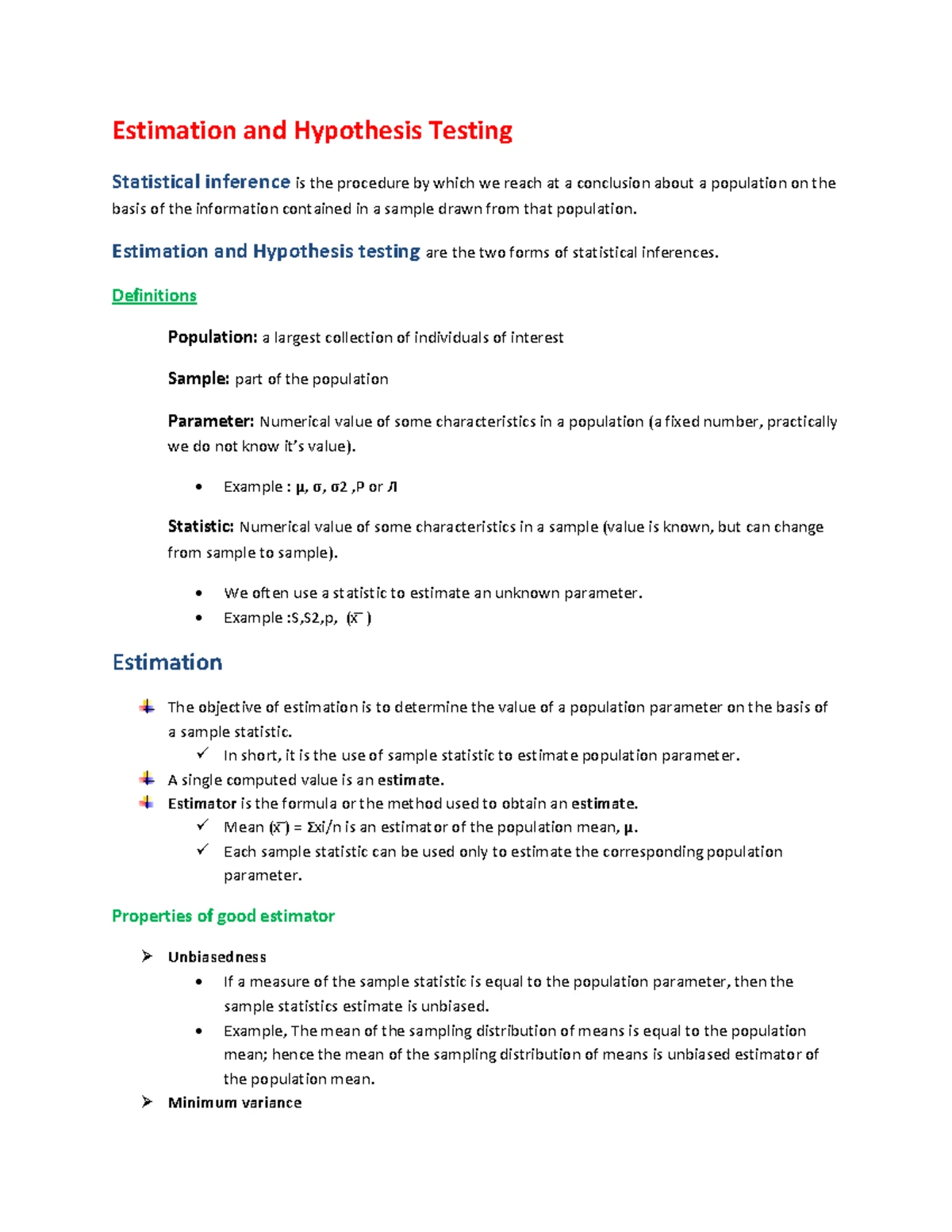 Descriptive Statistics: Organizing and Presenting Data (STAT 101) - Studocu