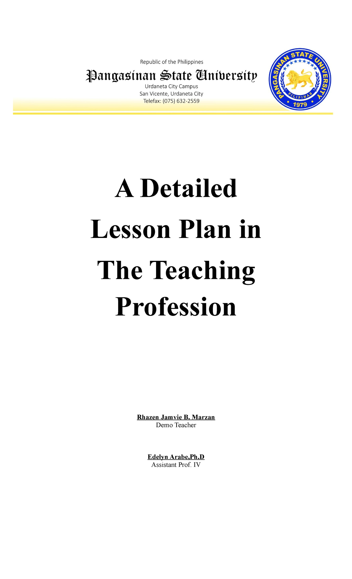 Teaching as a Vocation and as a Mission Lesson Plan - A Detailed Lesson ...