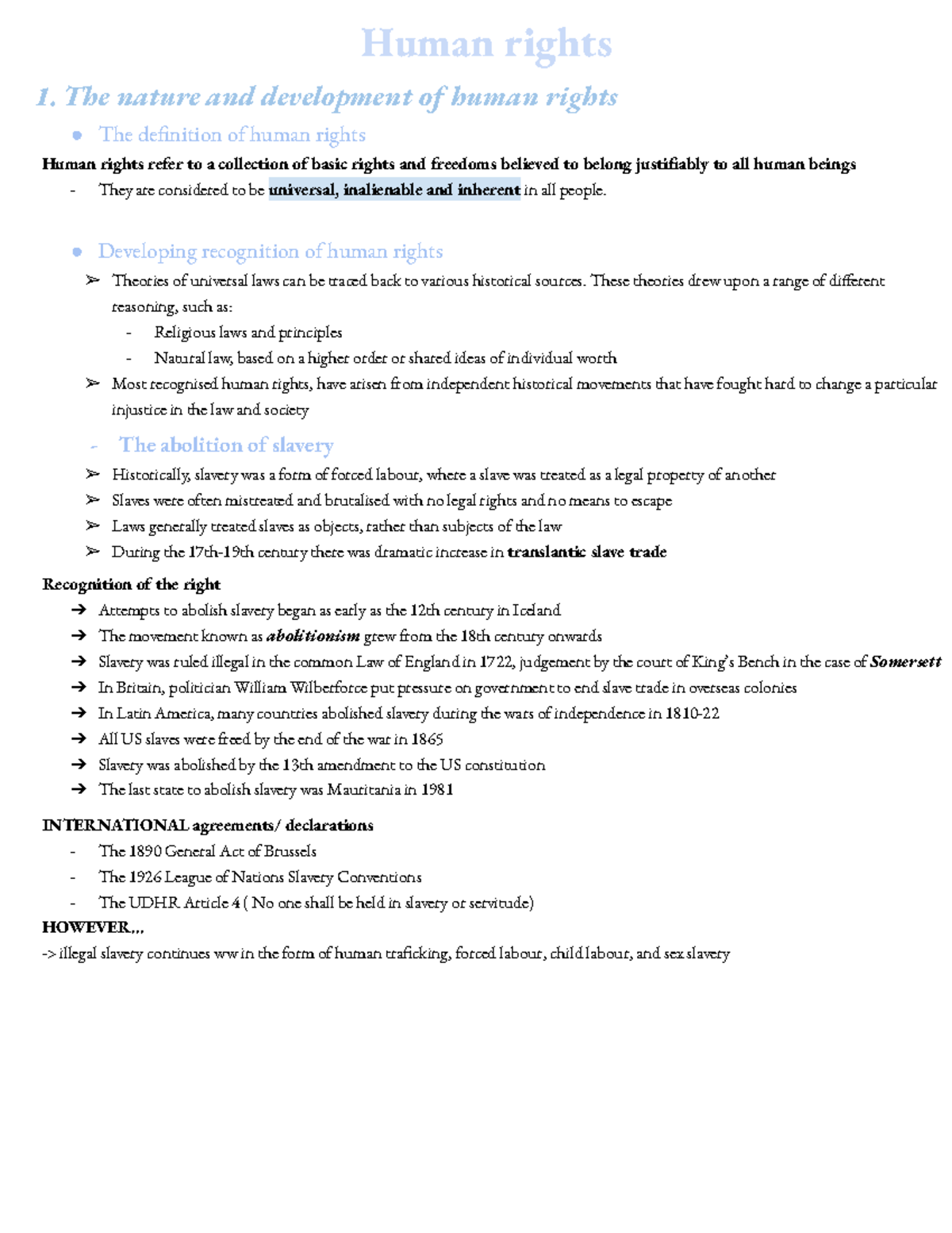 Legal Studies HSC: Human Rights, Development, and Contemporary Issues ...