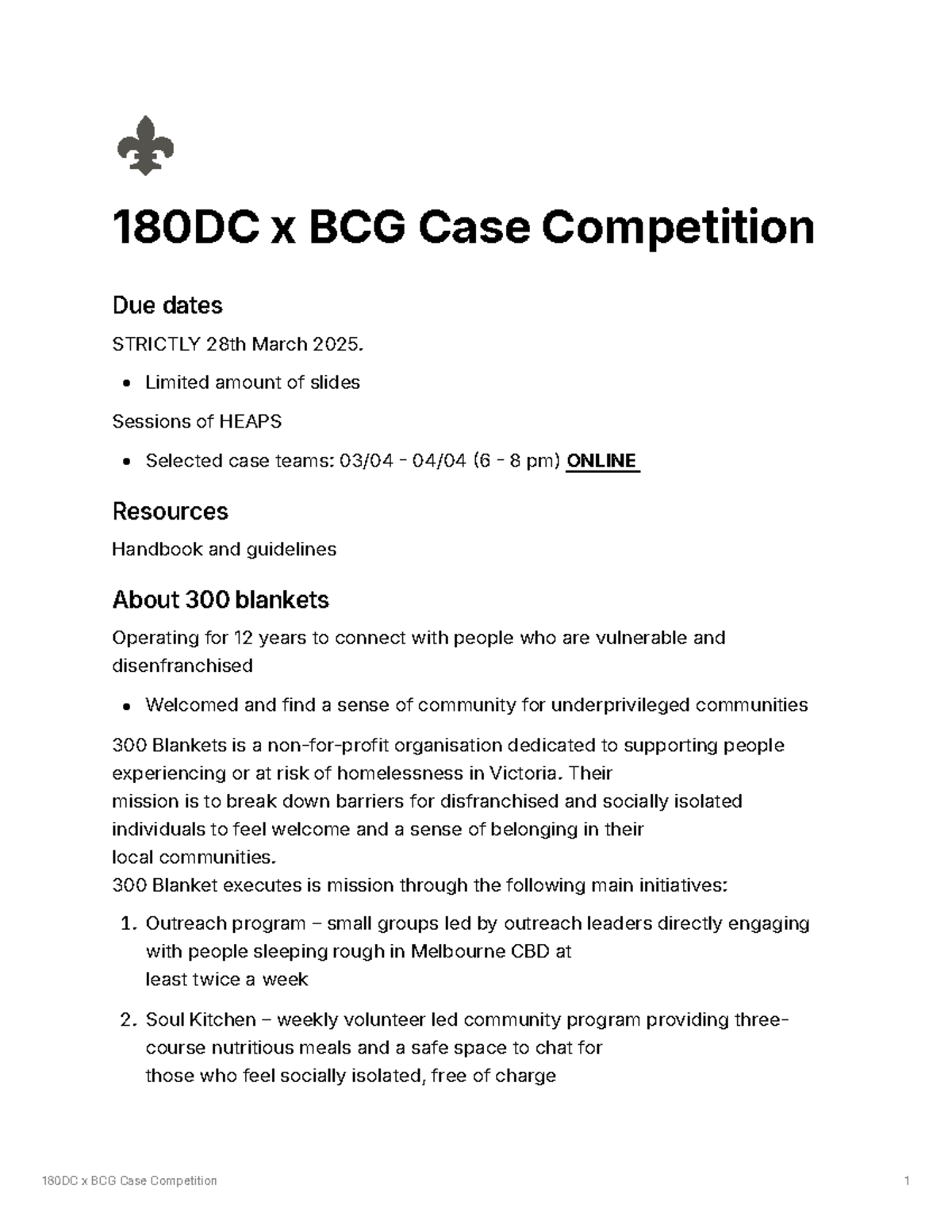 180DCX BCG Case Comp Notes: Strategies for Community Engagement and ...