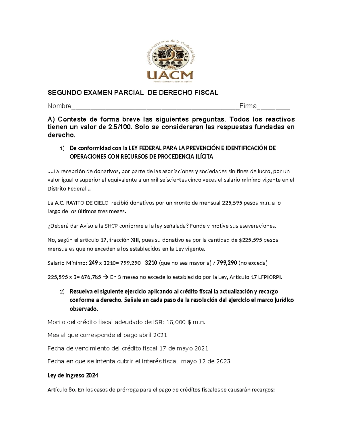 Actividad: Deducciones Personales y su Impacto en la Declaración Anual ...