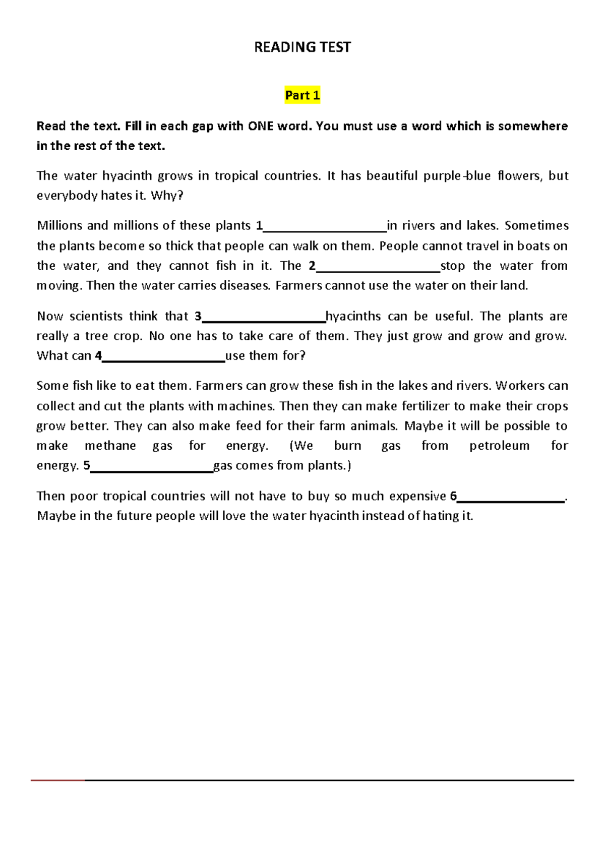 Multilevel No1 - READING TEST & Museum Recommendations - Studocu