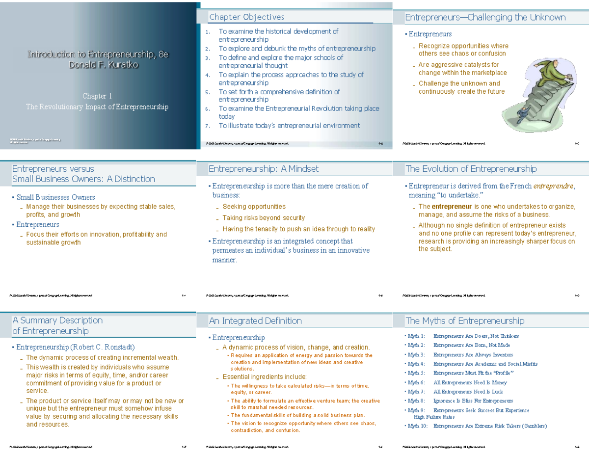 C1en - Chapter 1 Objectives: The Revolutionary Impact of ...