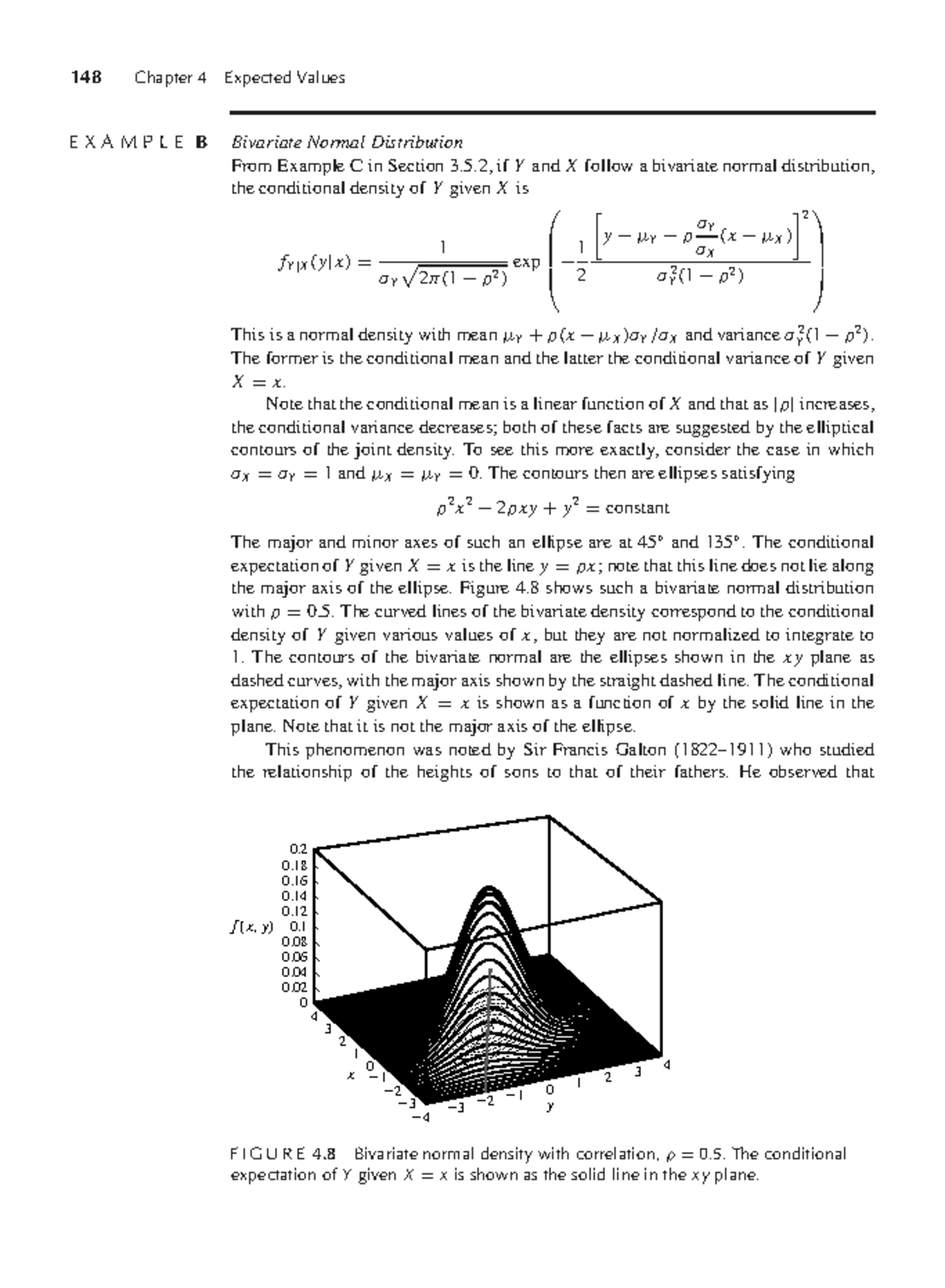 148 Chapter 4: Bivariate Normal Distribution & Conditional Expectation ...