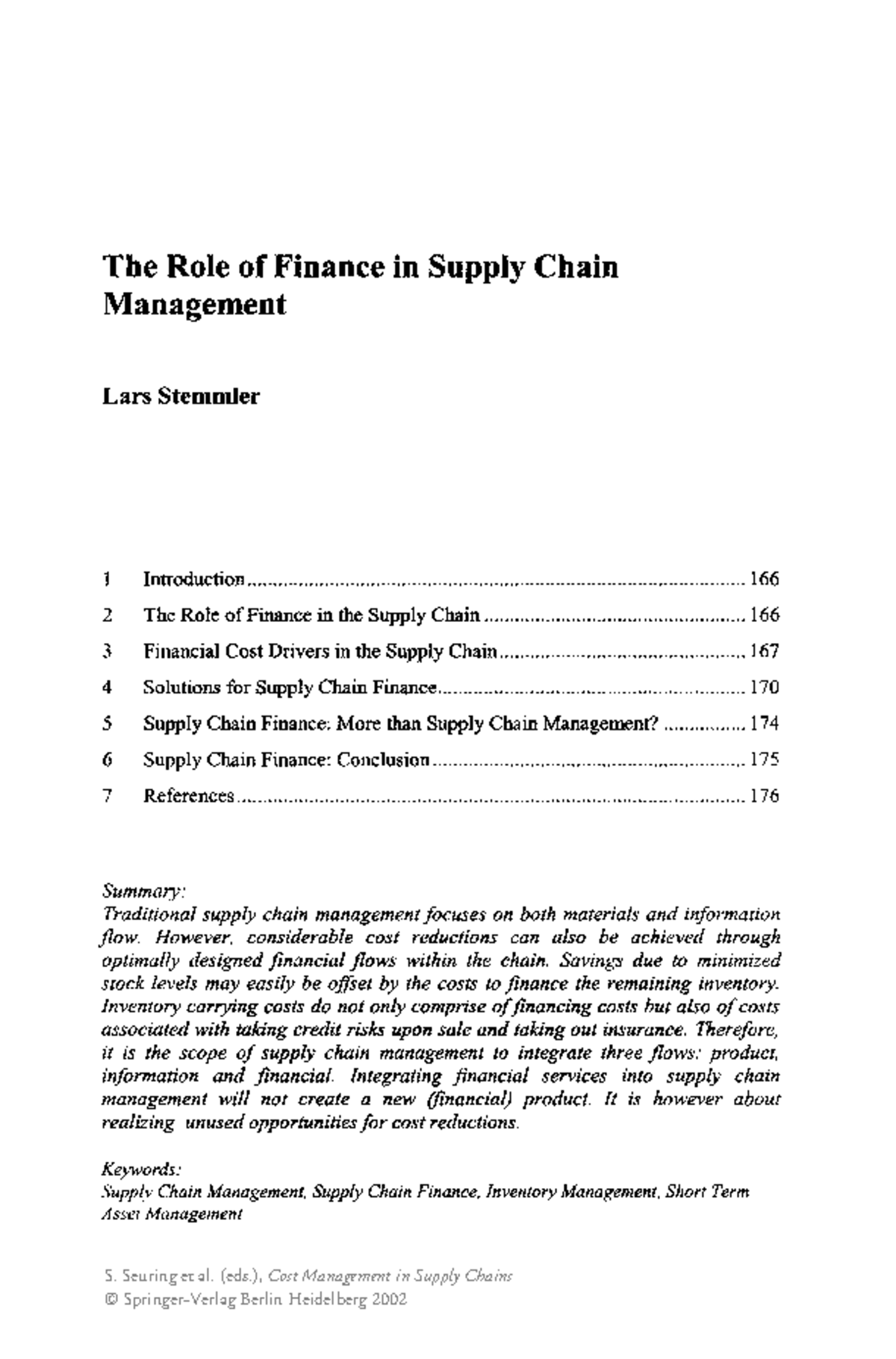 The Role of Finance in Supply Chain Management: Insights & Strategies ...