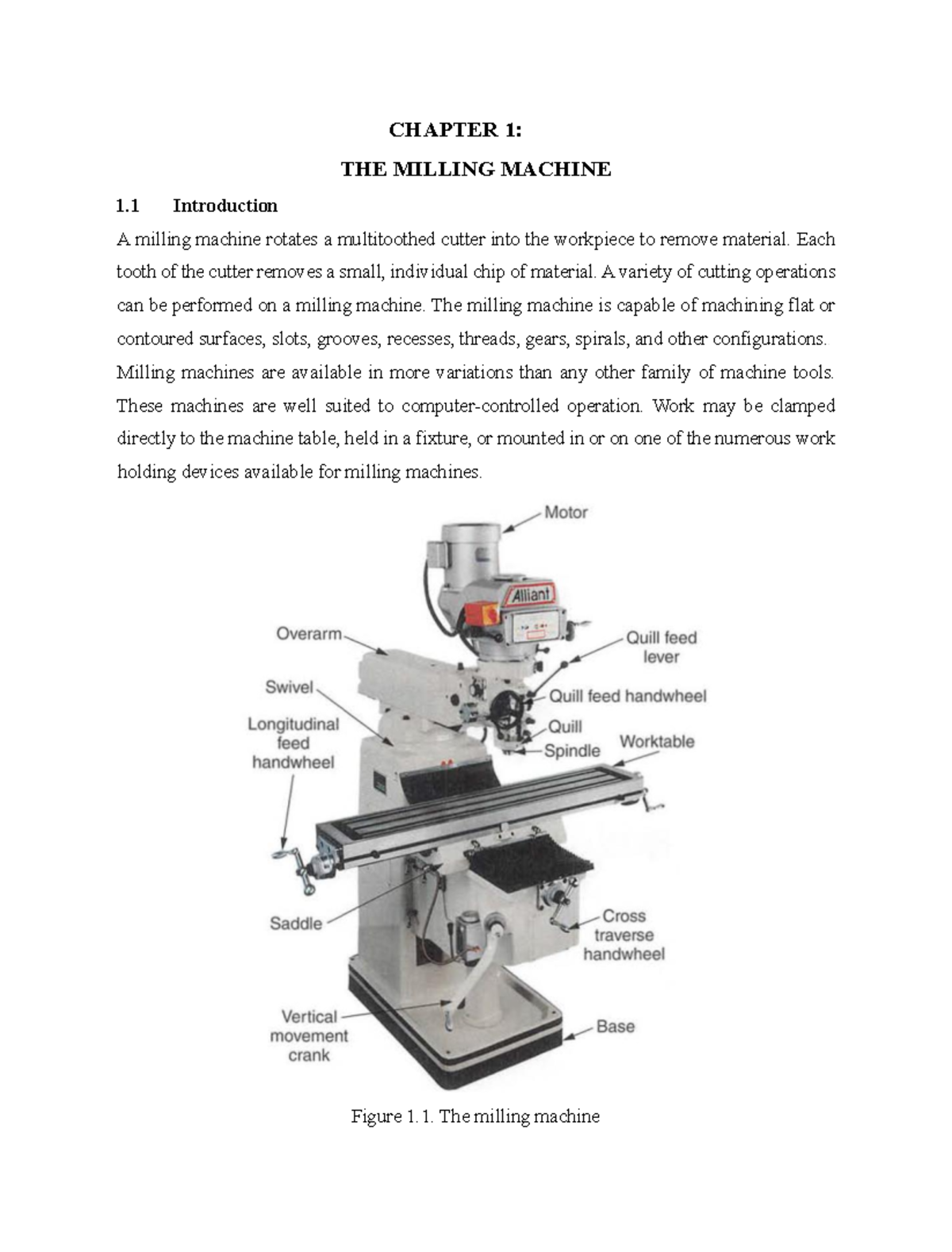 Workshop chapter 1 - Detailed notes on welding. - CHAPTER 1: THE ...
