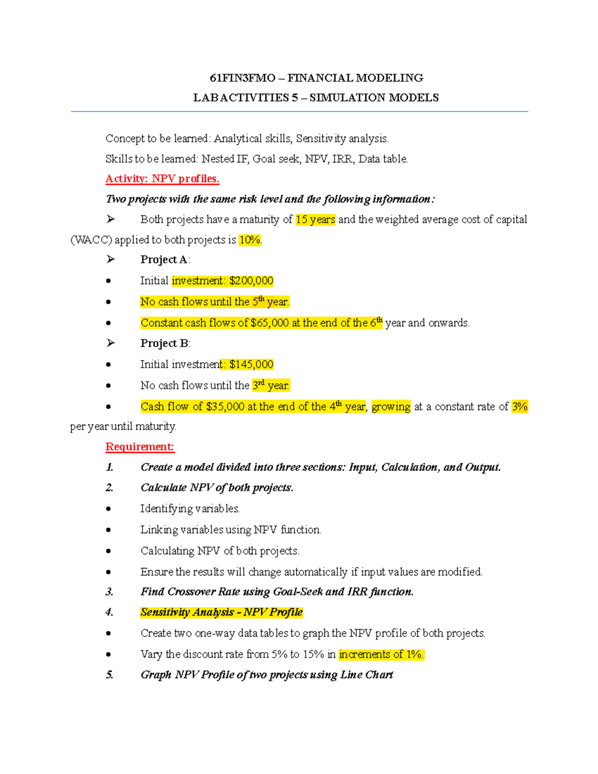 61FIN3FMO Lab5 - tutorial materials - 61FIN3FMO – FINANCIAL MODELING ...