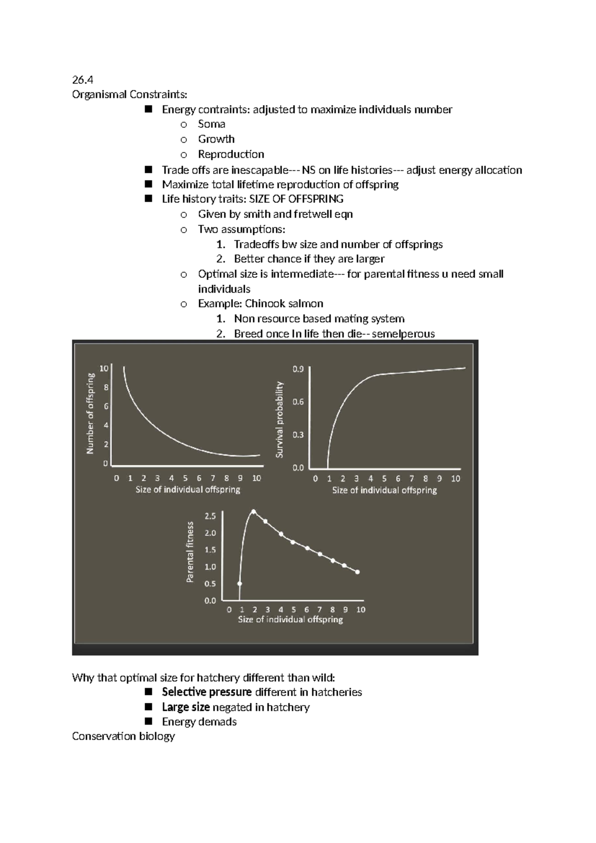 26.4 Organismal Constraints: Energy Allocation & Population Growth ...