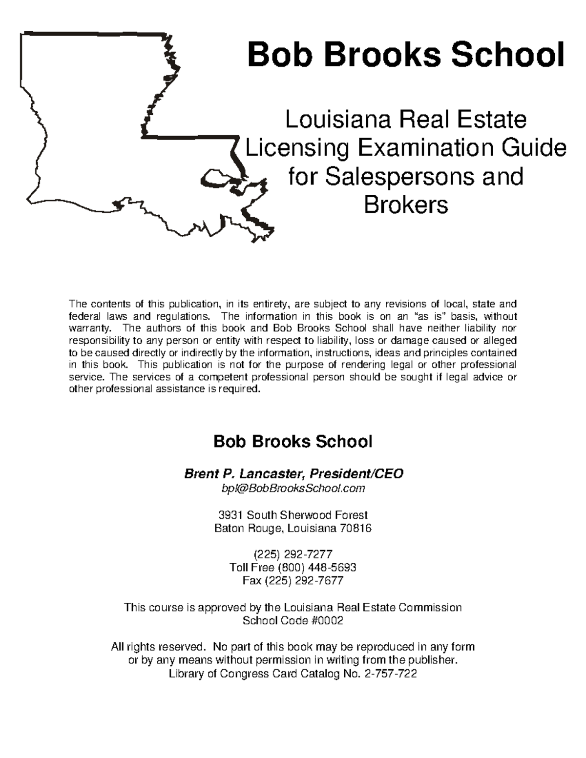 Louisiana Real Estate Licensing Exam Guide: License Law Overview - Studocu
