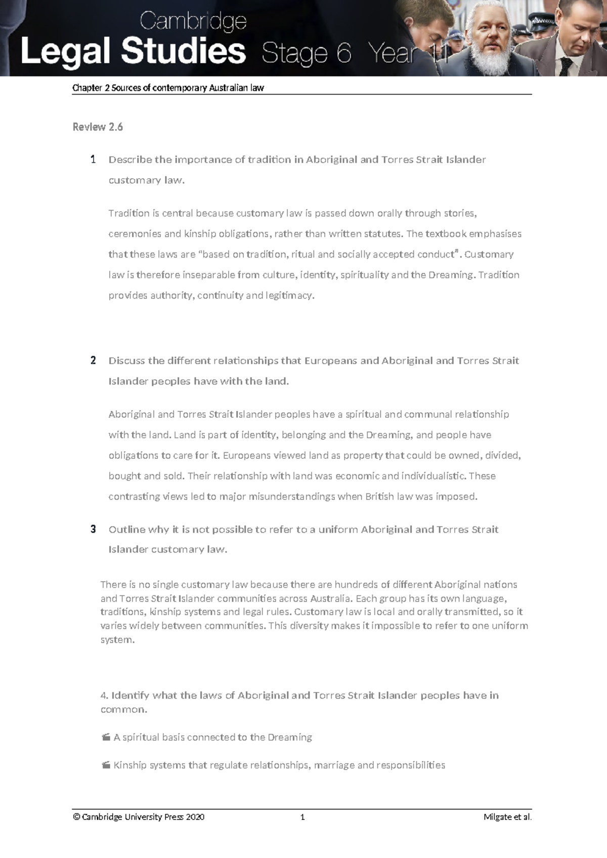 Legal 115ed REV0206 - Chapter 2: Aboriginal & Torres Strait Islander ...