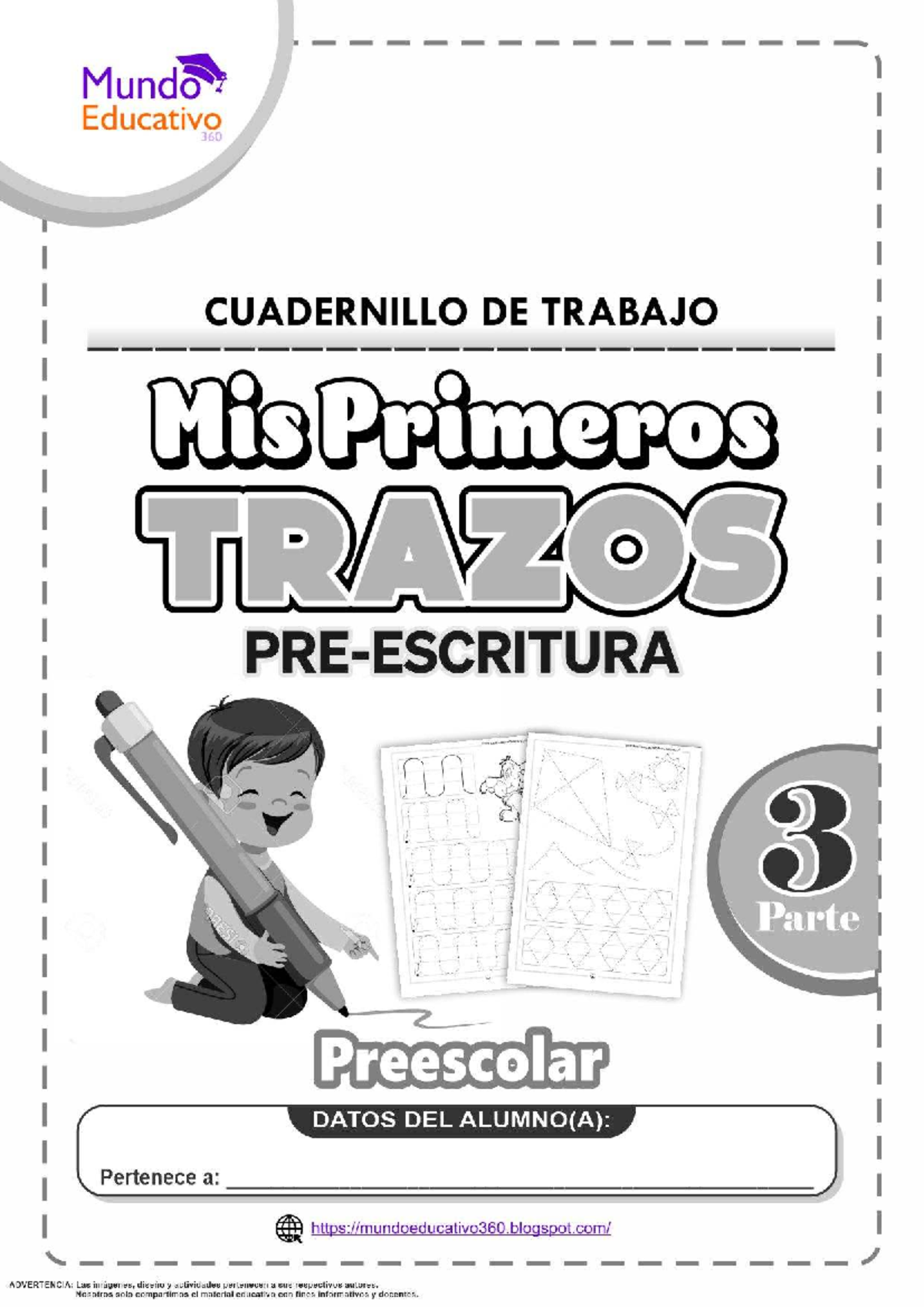 Cuadernillo Pre-escritura: Mis Primeros Trazos 3 (ME360) - Studocu