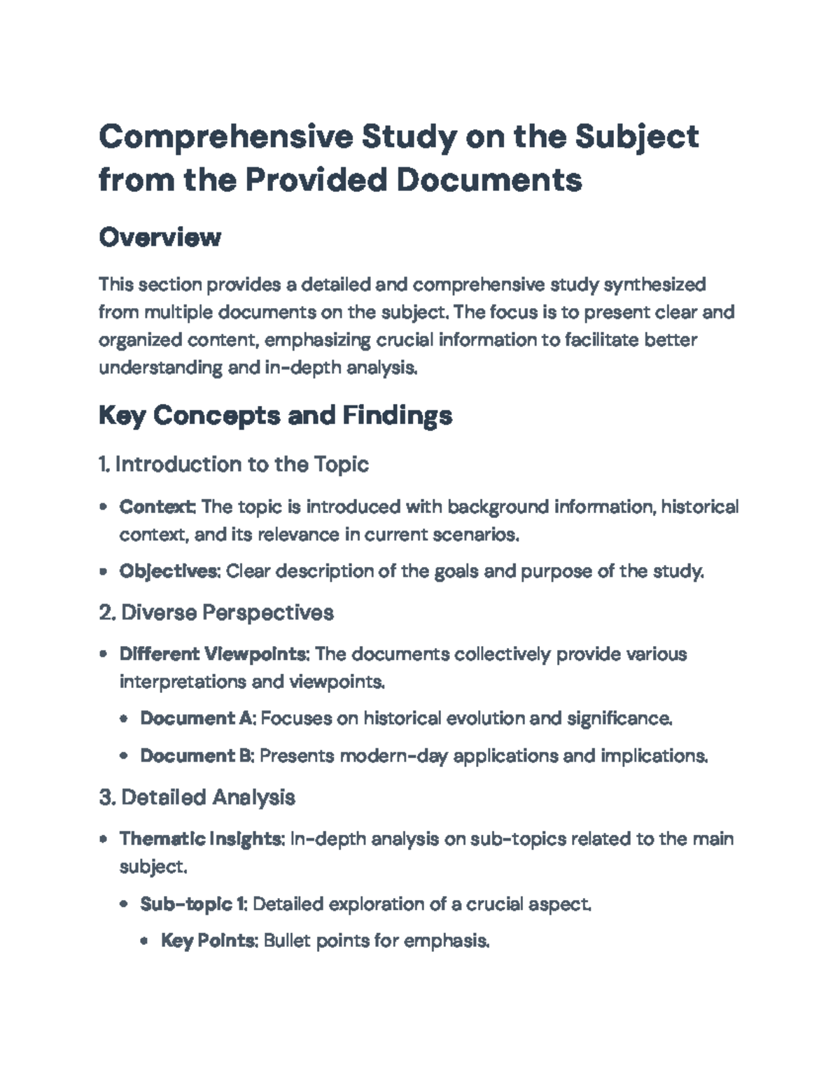 Comprehensive Study on Subject Analysis and Insights (Course Code ...
