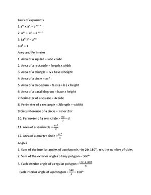 Standard Form - Mathematics - Studocu