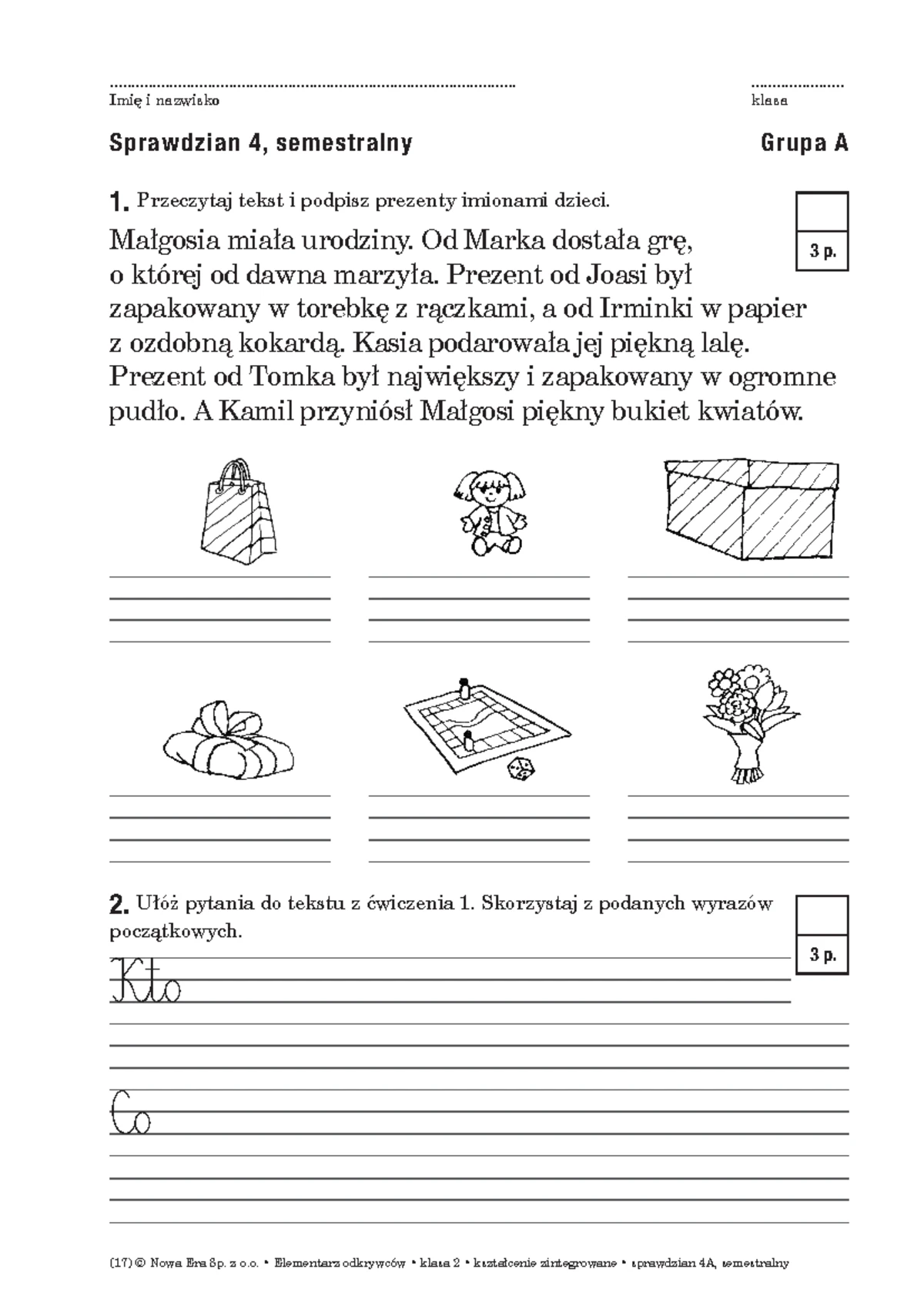 Sprawdzian Kl Iv Czytanie Danych Diagram www.studocu.com