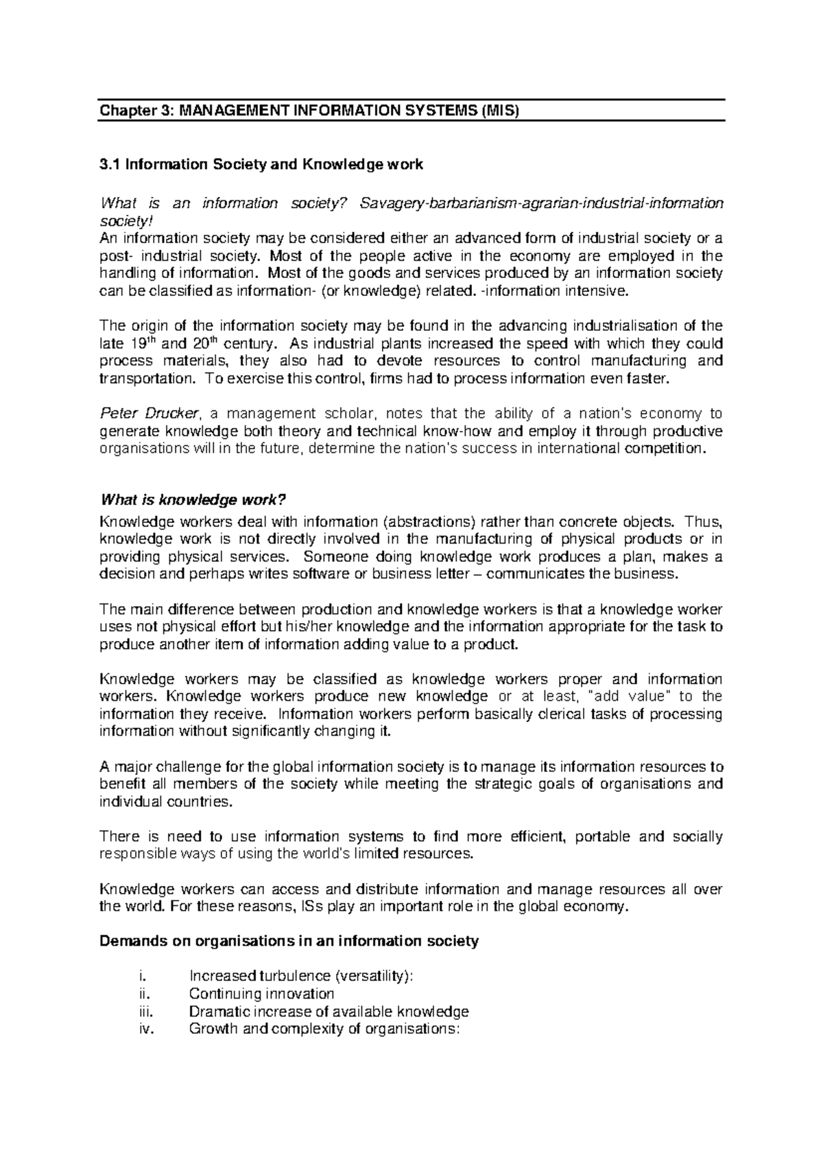 MIS Chapter 3: Understanding Management Information Systems and ...