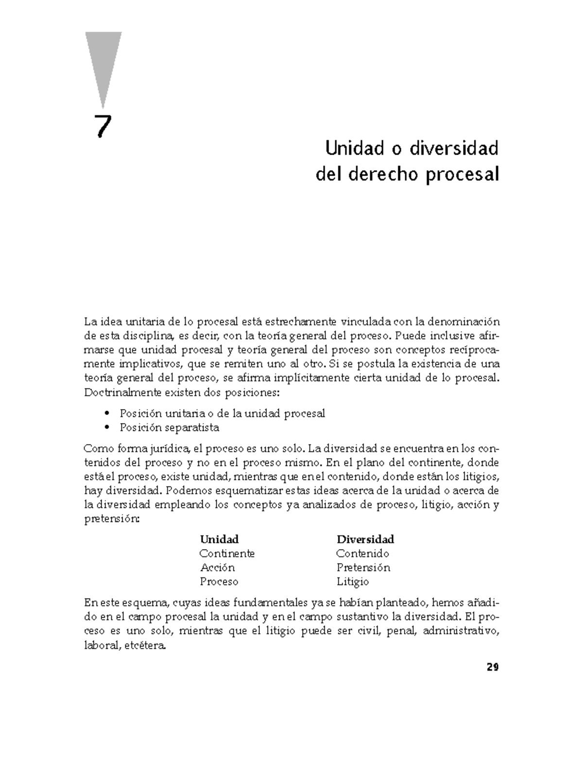 Unidad y Diversidad del Derecho Procesal: Análisis Teórico y Doctrinal ...