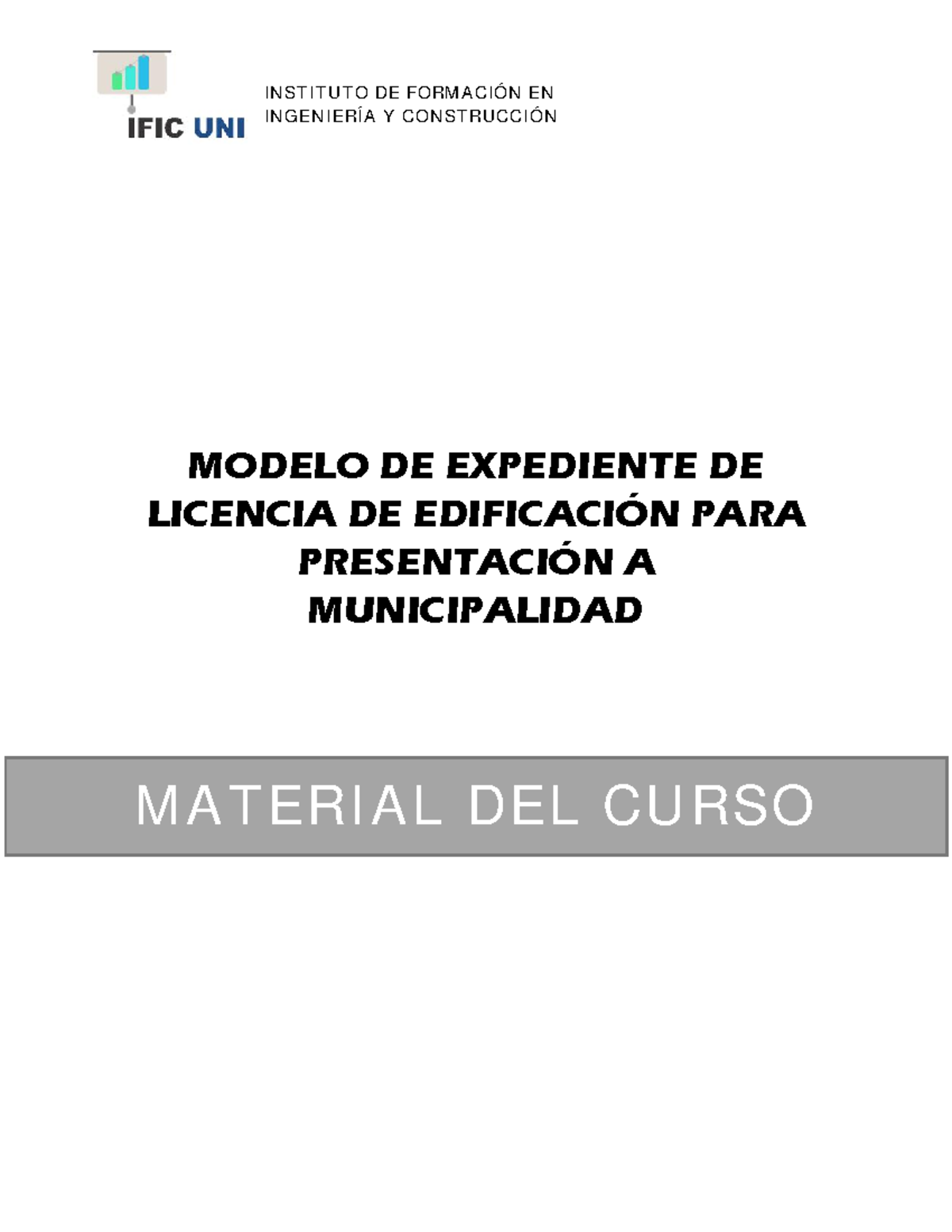 Modelo de Expediente para Licencia de Edificación - FUE - Document Preview