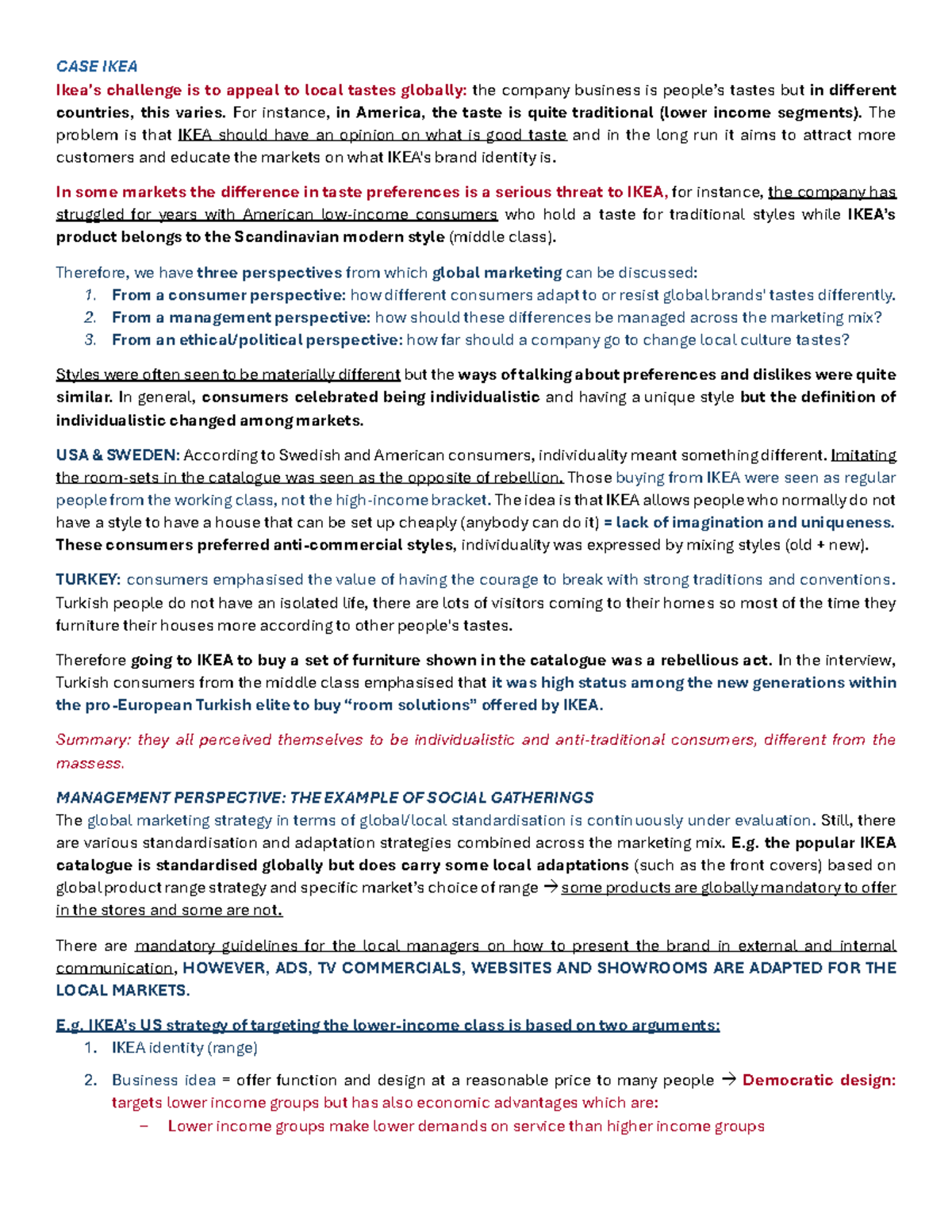 IKEA Case Study: Global Marketing Strategies & Cultural Adaptation ...