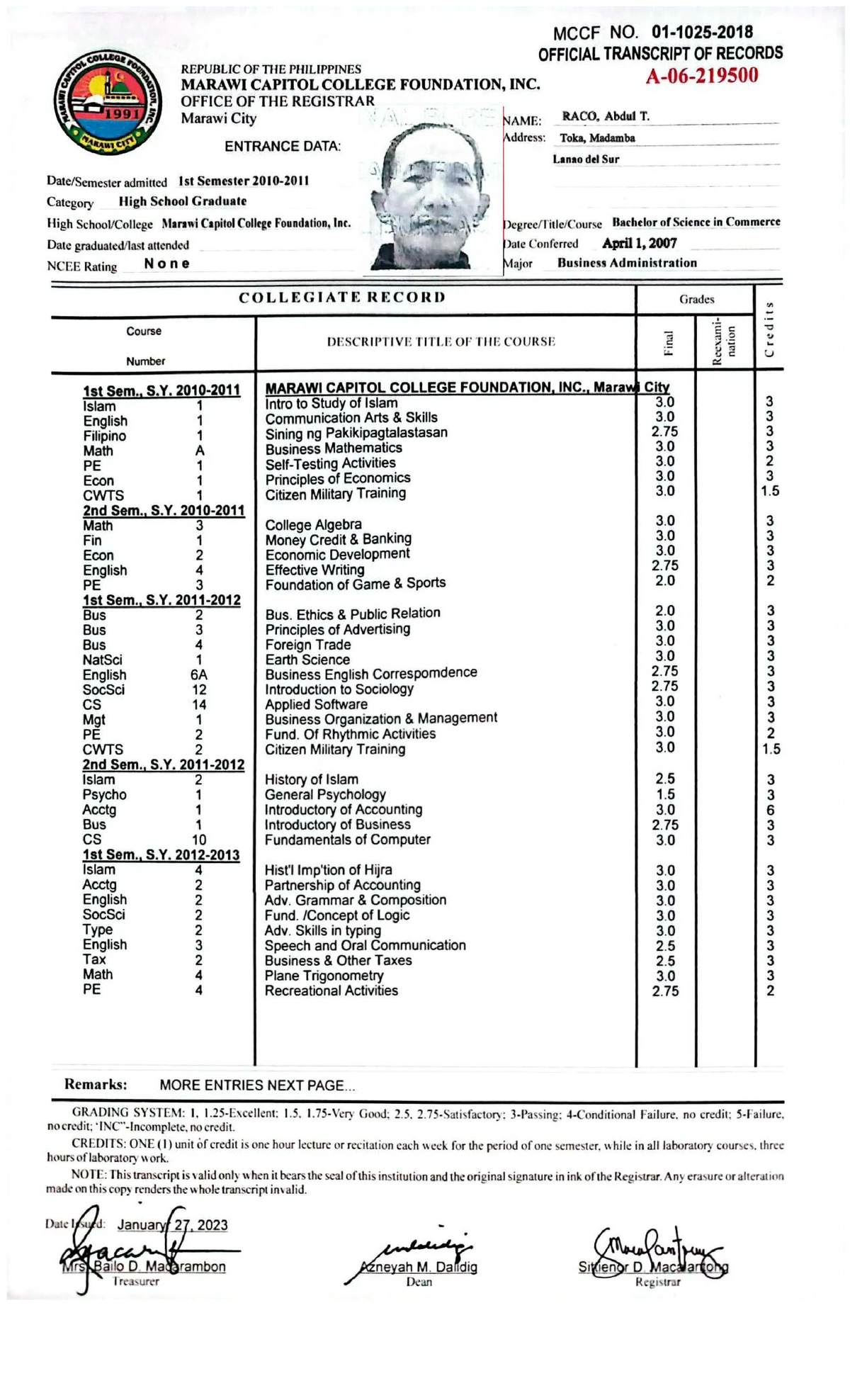 LSI Registration Form for MIS 03 01: Learner Information Details - Studocu