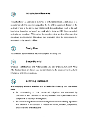 Contract Case Summaries Complete - Case Legal Issue Legal Principle 1 ...