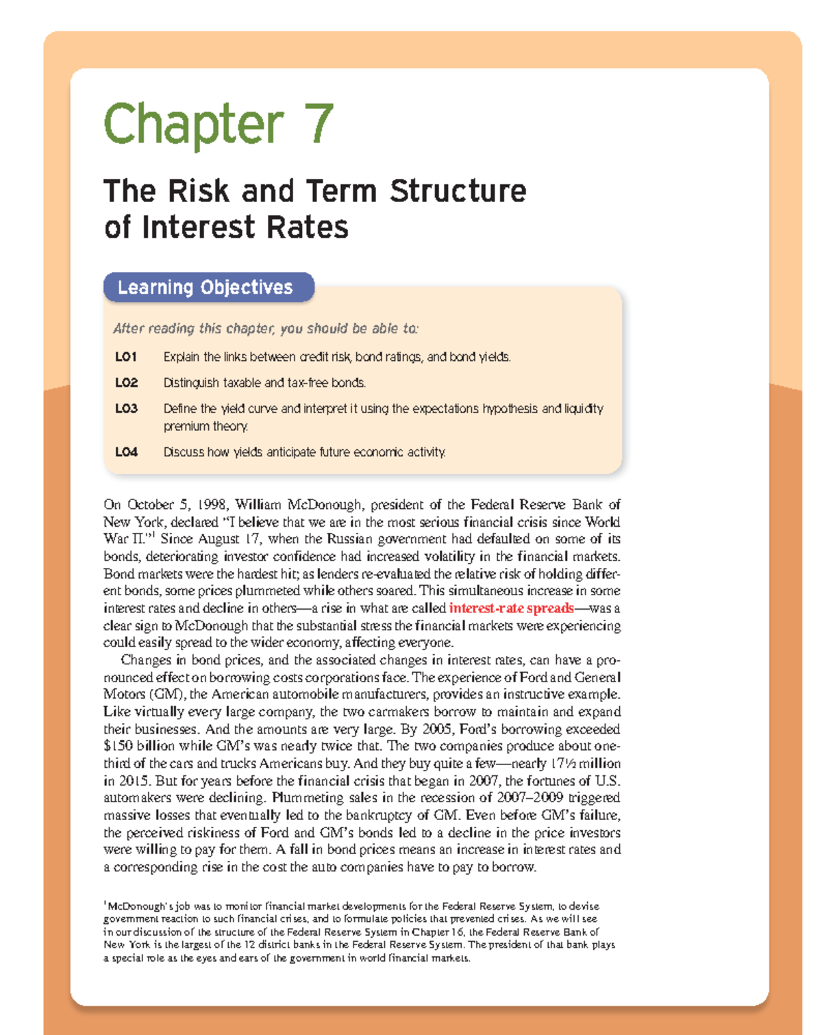 Chuong 7 - abc - Chapter 7 The Risk and Term Structure of Interest ...