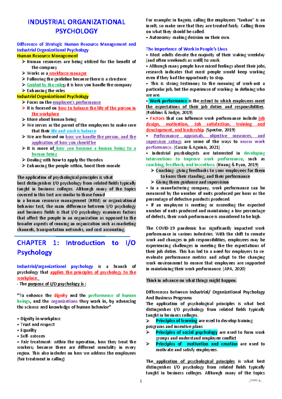 IO Midterm Review: Key Concepts from Chapters 1, 2, 4, 5, & 6 - Studocu