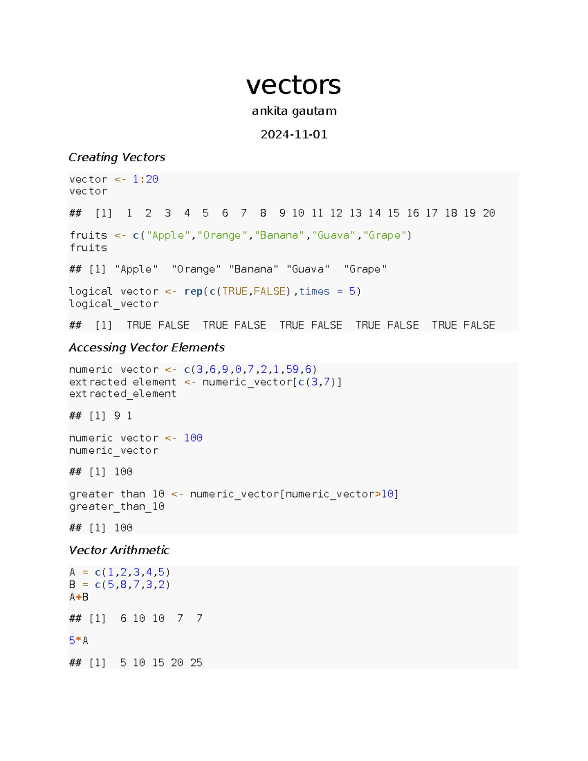 Vectors - HYYU: Comprehensive Guide to Creating and Analyzing Vectors ...