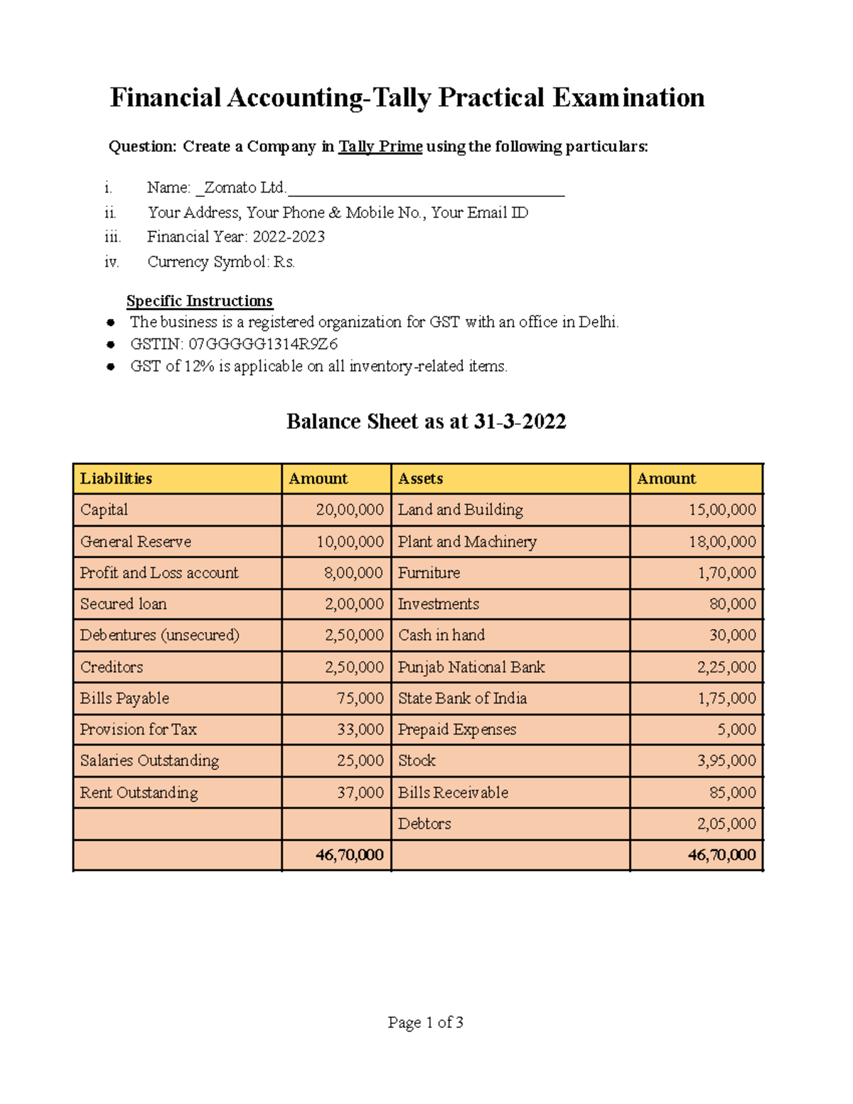 Tally question - ggdf - Financial Accounting-Tally Practical ...