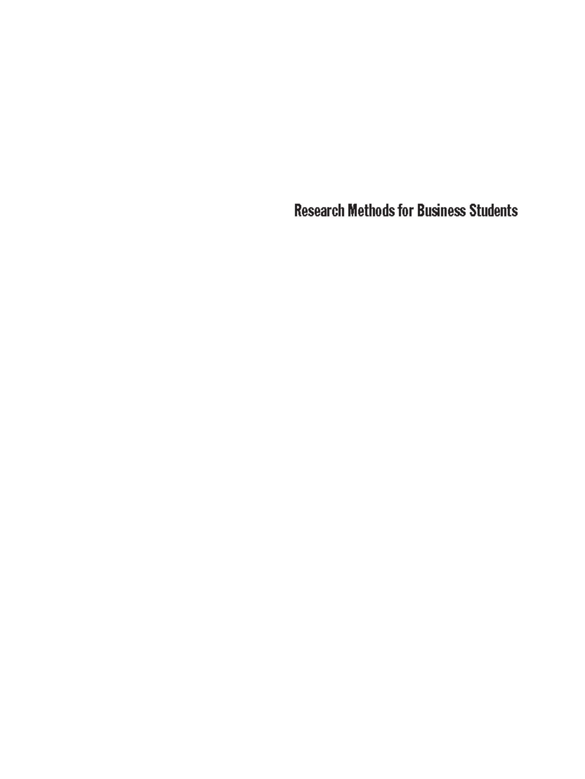 Research Methods for Business Students: 9th Edition (2023) by Saunders ...