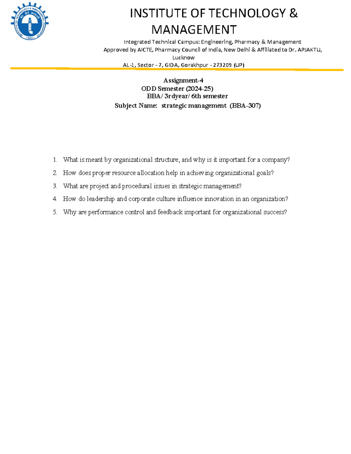 Assignment 3 307 - .lnjvycdtfibydugudtddt - INSTITUTE OF TECHNOLOGY ...