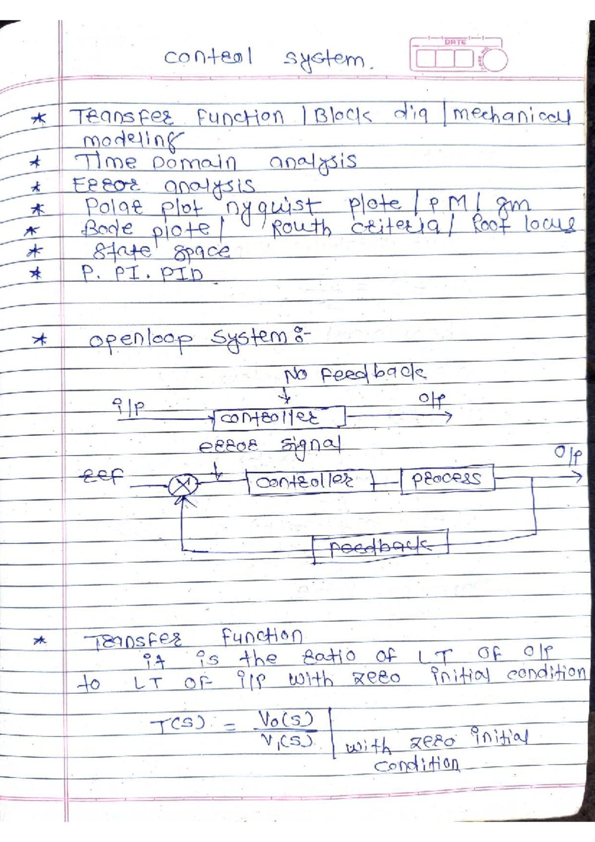 Control System Impulse Response Analysis (EE8O) - Studocu