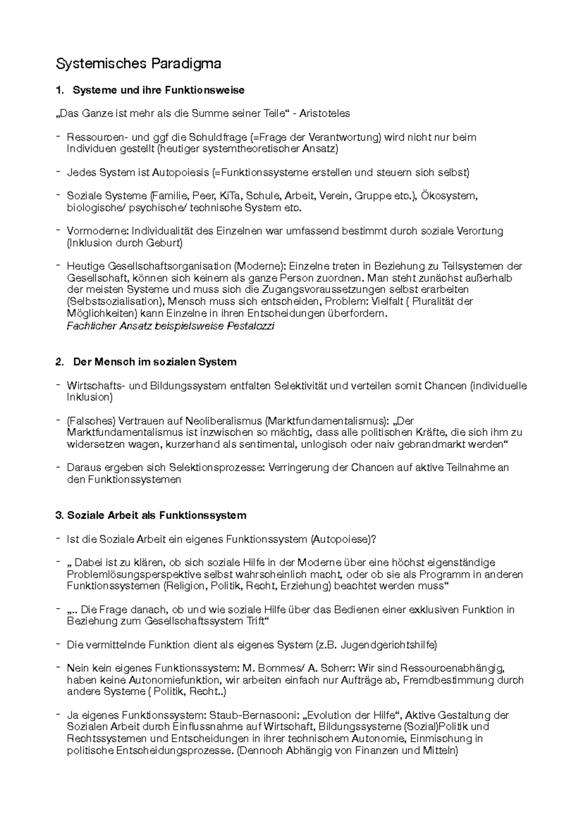Systemisches Paradigma in der Sozialen Arbeit: Funktionen & Theorien ...