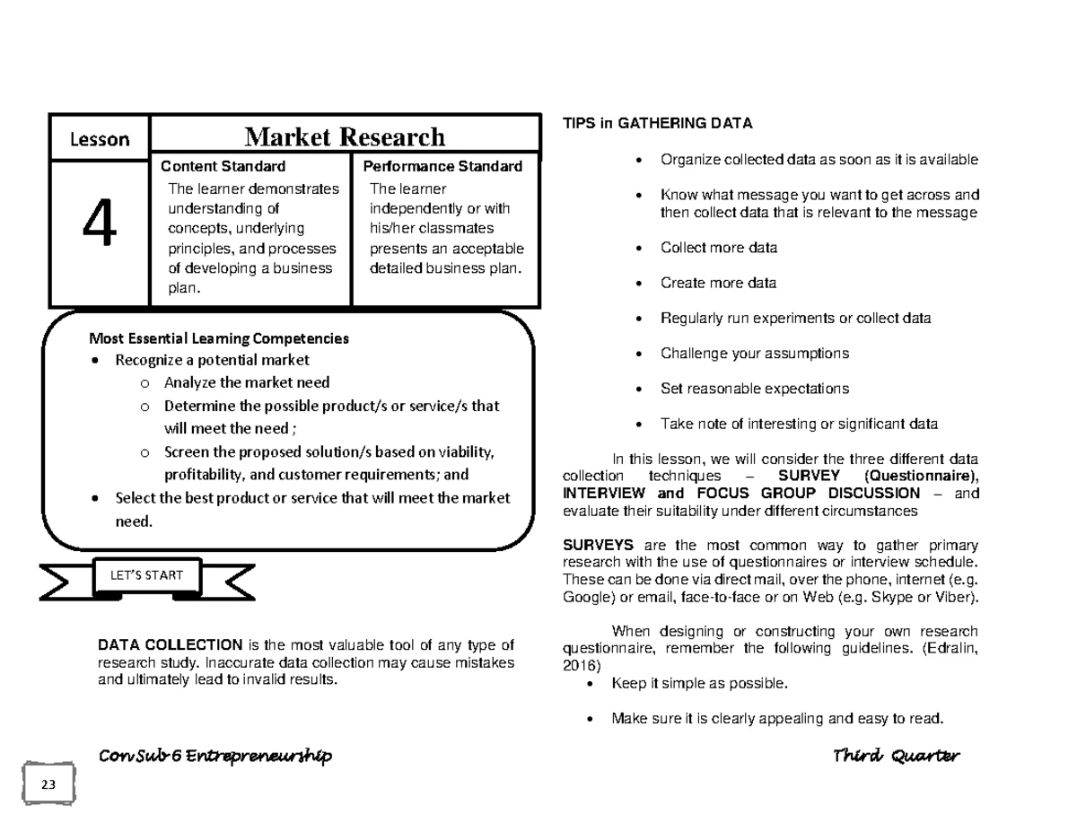 Entrep Script - OPERATION PLAN (SCRIPT) CATIENZA AND CORIAS Operation ...