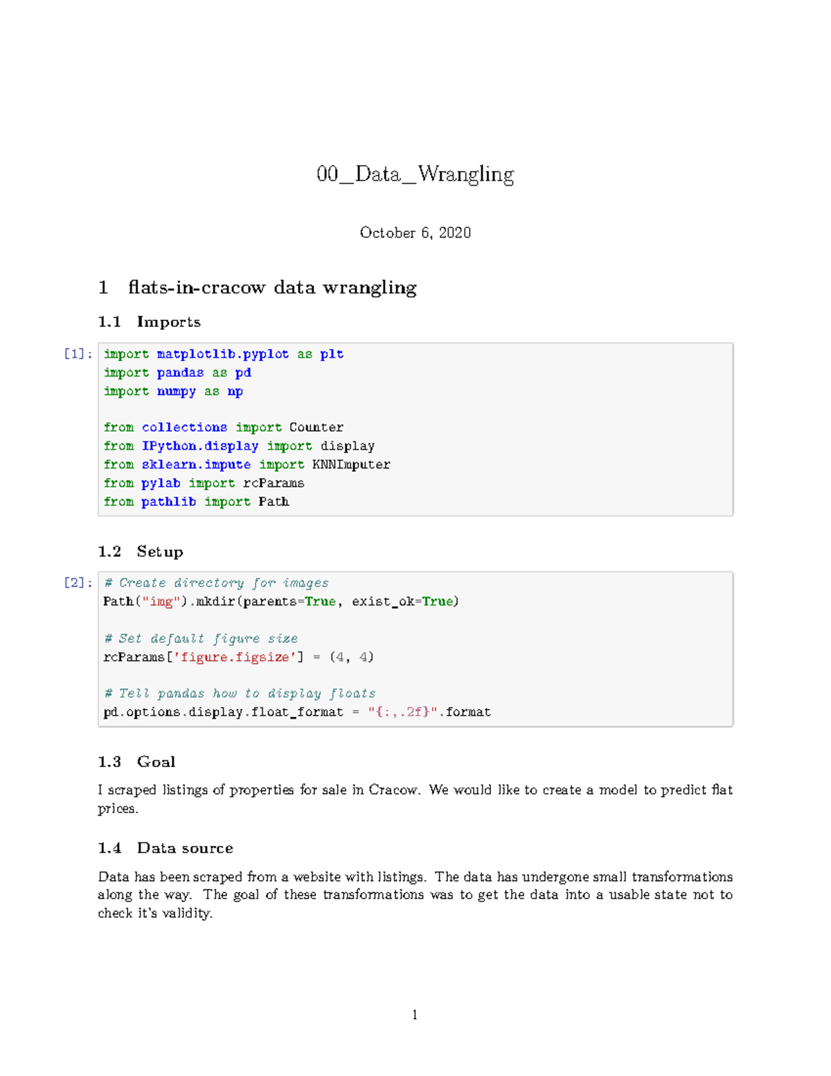 00_Data_Wrangling - Lecture Notes on Data Preparation Techniques - Studocu